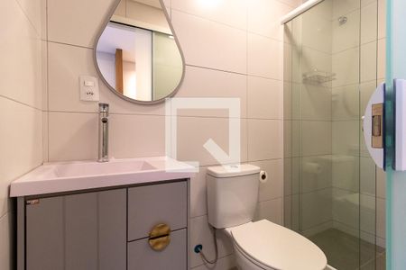 Banheiro Social de apartamento para alugar com 1 quarto, 34m² em Vila Izabel, Curitiba