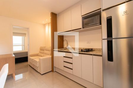 Sala/Cozinha de apartamento para alugar com 1 quarto, 34m² em Vila Izabel, Curitiba