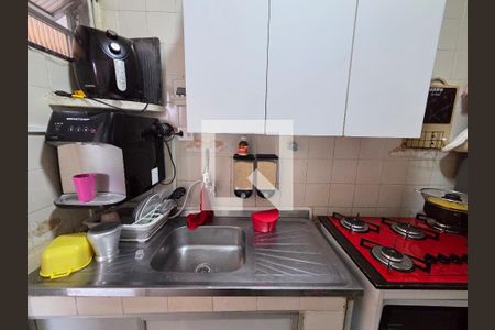Cozinha de kitnet/studio para alugar com 1 quarto, 33m² em Jardim Imperador, Praia Grande
