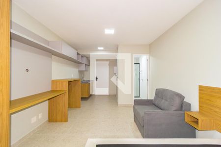 Sala e Quarto de kitnet/studio para alugar com 1 quarto, 27m² em Brás, São Paulo
