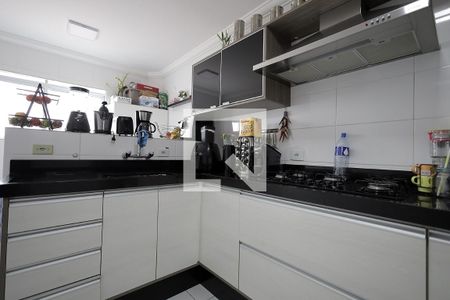 Cozinha de apartamento à venda com 3 quartos, 92m² em Parque Sao Vicente, Santo André