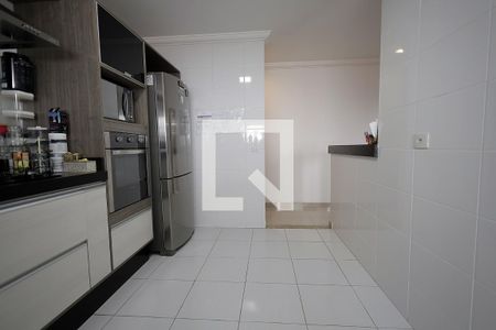 Cozinha de apartamento à venda com 3 quartos, 92m² em Parque Sao Vicente, Santo André