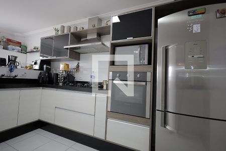 Cozinha de apartamento à venda com 3 quartos, 92m² em Parque Sao Vicente, Santo André