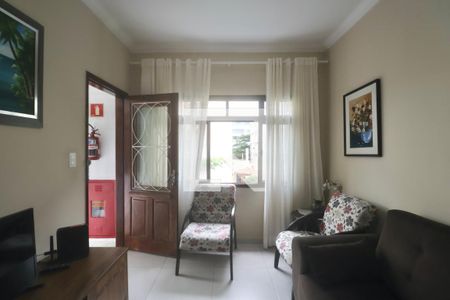 Sala de apartamento para alugar com 2 quartos, 76m² em Balneario Guarujá, Guarujá