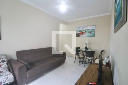 Sala de apartamento para alugar com 2 quartos, 76m² em Balneario Guarujá, Guarujá