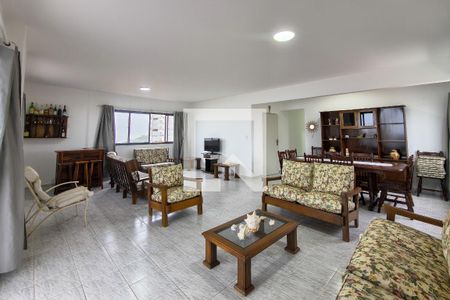 Sala de apartamento para alugar com 3 quartos, 165m² em Jardim Imperador, Praia Grande