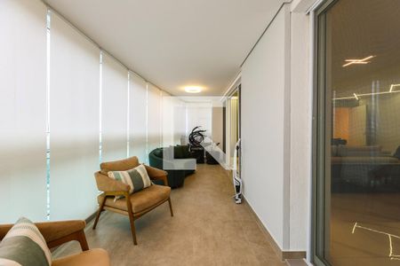 Varanda da Sala de apartamento para alugar com 4 quartos, 261m² em Vila Andrade, São Paulo