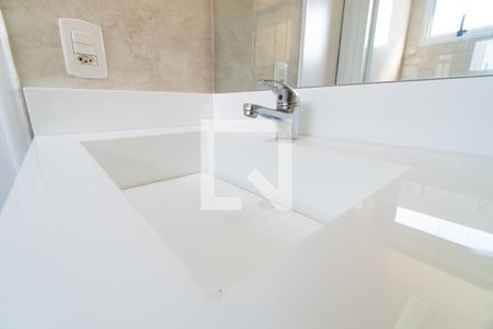 Banheiro da Suíte de apartamento à venda com 3 quartos, 98m² em Vila Campestre, São Paulo