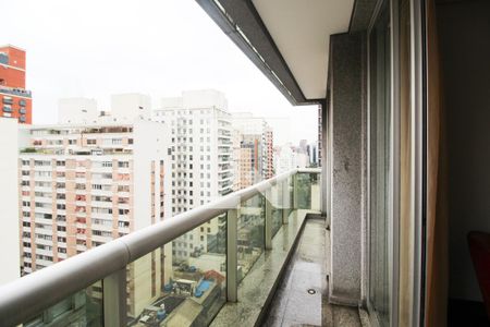 Varanda de apartamento para alugar com 1 quarto, 60m² em Itaim Bibi, São Paulo