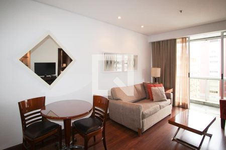 Sala de apartamento para alugar com 1 quarto, 60m² em Itaim Bibi, São Paulo