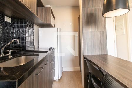 Cozinha - Armários de kitnet/studio para alugar com 1 quarto, 30m² em Rebouças, Curitiba