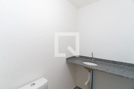 Banheiro de kitnet/studio para alugar com 1 quarto, 25m² em Vila Clementino, São Paulo