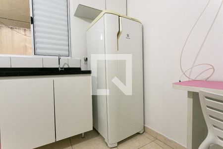 Cozinha - Geladeira de kitnet/studio para alugar com 1 quarto, 20m² em Tatuapé, São Paulo