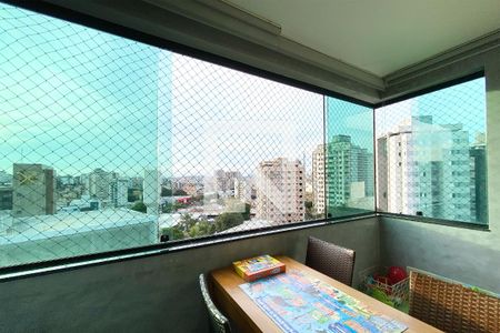 Varanda da Sala de apartamento à venda com 4 quartos, 113m² em Nova Granada, Belo Horizonte