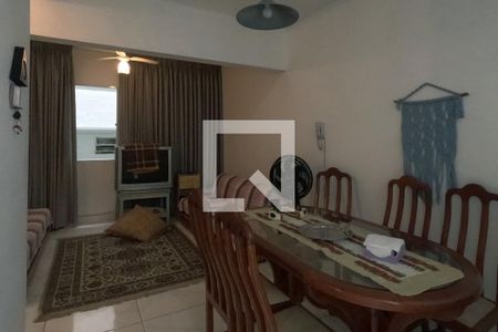 Sala de apartamento para alugar com 1 quarto, 48m² em Aparecida, Santos