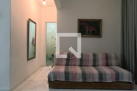 Sala de apartamento para alugar com 1 quarto, 48m² em Aparecida, Santos