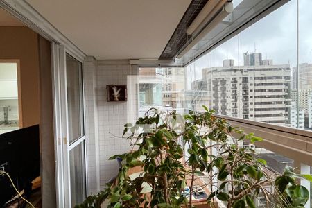 Varanda da Sala de apartamento para alugar com 1 quarto, 48m² em Gonzaga, Santos