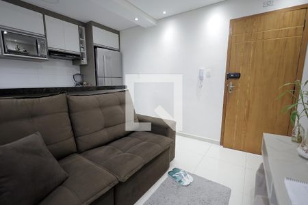 Sala de apartamento à venda com 2 quartos, 80m² em Vila Guaraciaba, Santo André