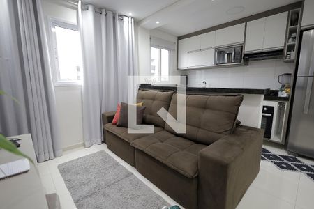 Sala de apartamento à venda com 2 quartos, 80m² em Vila Guaraciaba, Santo André