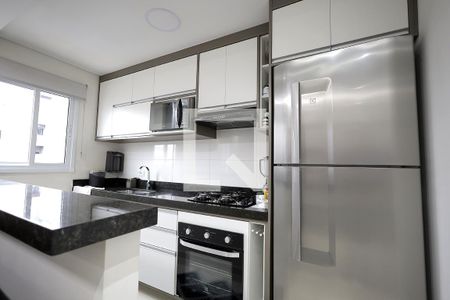 Cozinha de apartamento à venda com 2 quartos, 80m² em Vila Guaraciaba, Santo André