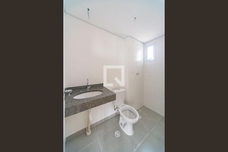 Banheiro  de apartamento à venda com 2 quartos, 46m² em Vila Curuçá, Santo André