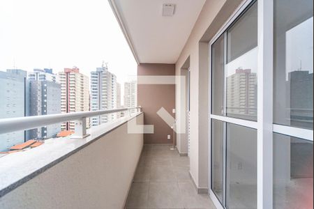 Varanda da Sala de apartamento à venda com 2 quartos, 46m² em Vila Curuçá, Santo André