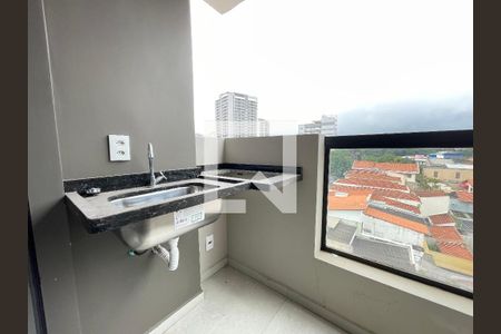 Varanda da Sala de apartamento à venda com 1 quarto, 37m² em Jardim Trussardi, São Paulo