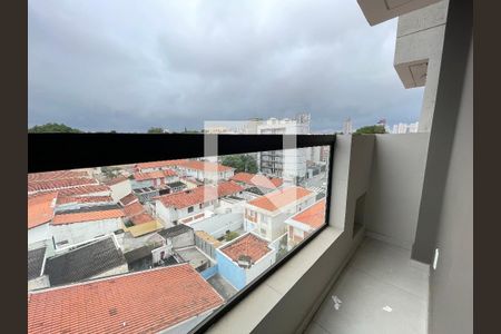 Varanda da Sala de apartamento à venda com 1 quarto, 37m² em Jardim Trussardi, São Paulo