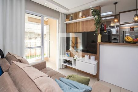 Sala de apartamento para alugar com 2 quartos, 50m² em Jardim Casablanca, São Paulo