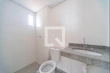 Banheiro  de apartamento à venda com 2 quartos, 46m² em Vila Curuçá, Santo André