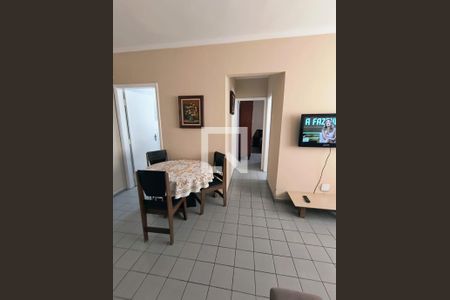 Sala de apartamento para alugar com 1 quarto, 70m² em Guilhermina, Praia Grande