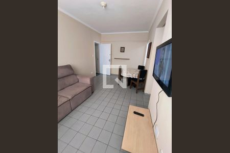 Sala de apartamento para alugar com 1 quarto, 70m² em Guilhermina, Praia Grande