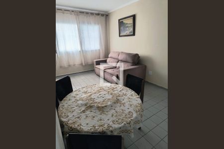 Sala de apartamento para alugar com 1 quarto, 70m² em Guilhermina, Praia Grande