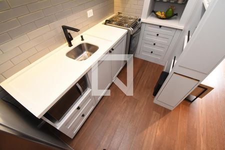 Sala/Cozinha de apartamento à venda com 2 quartos, 96m² em Cascatinha, Curitiba