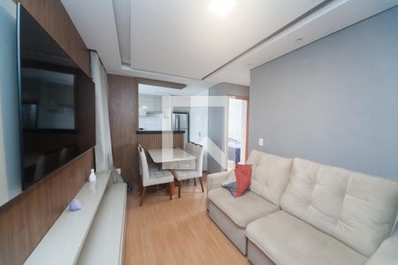 sala de apartamento para alugar com 2 quartos, 49m² em Tres Barras, Contagem