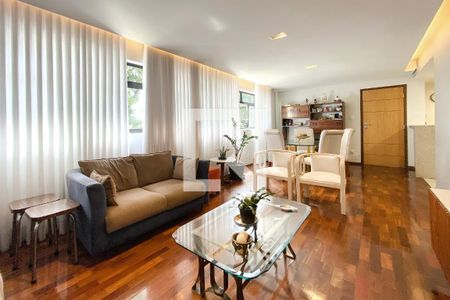 Sala de apartamento à venda com 2 quartos, 80m² em Anchieta, Belo Horizonte