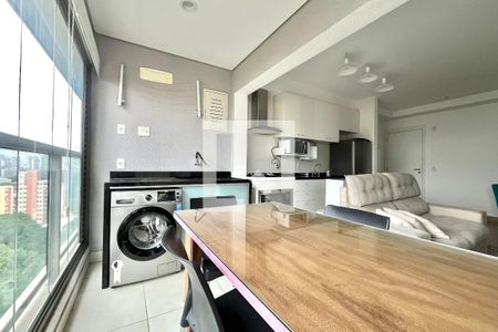 Varanda de apartamento à venda com 1 quarto, 43m² em Vila Clementino, São Paulo