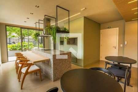Área externa de kitnet/studio à venda com 1 quarto, 29m² em Jardim do Salso, Porto Alegre