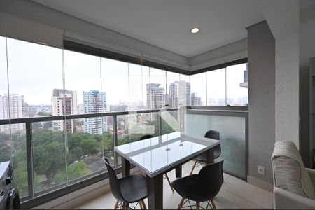 Varanda de apartamento à venda com 1 quarto, 43m² em Vila Clementino, São Paulo