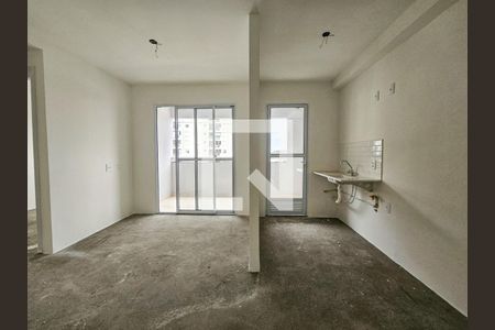 Sala/Cozinha de apartamento à venda com 2 quartos, 52m² em Várzea de Baixo, São Paulo