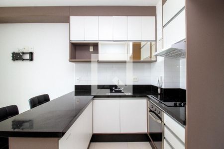 Cozinha de apartamento à venda com 1 quarto, 37m² em Vila Gomes Cardim, São Paulo