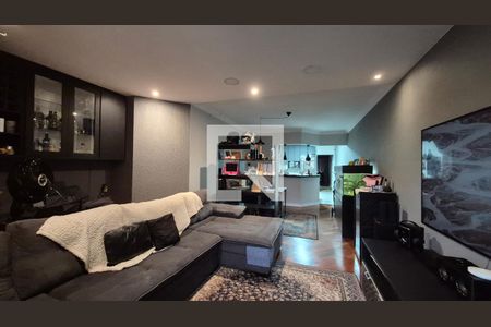 Sala  de apartamento à venda com 3 quartos, 118m² em Paraíso, Santo André