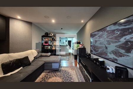 Sala  de apartamento à venda com 3 quartos, 118m² em Paraíso, Santo André