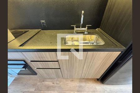 Sala/Cozinha de apartamento para alugar com 1 quarto, 35m² em Indianópolis, São Paulo