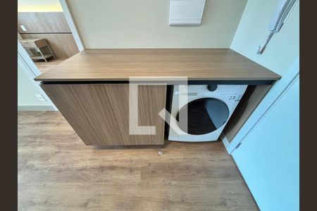 Sala/Cozinha de apartamento para alugar com 1 quarto, 35m² em Indianópolis, São Paulo