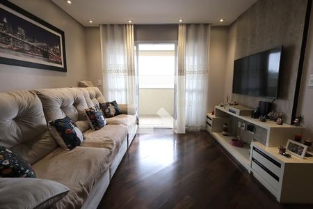 Sala de apartamento para alugar com 2 quartos, 75m² em Vila Camilópolis, Santo André