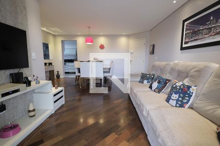 Sala de apartamento para alugar com 2 quartos, 75m² em Vila Camilópolis, Santo André