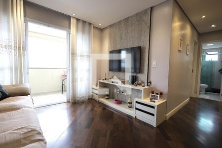 Sala de apartamento para alugar com 2 quartos, 75m² em Vila Camilópolis, Santo André