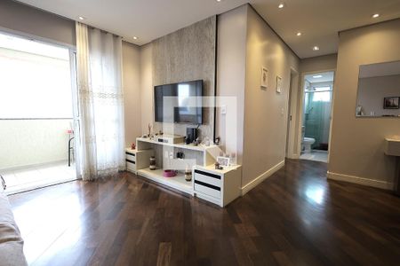Sala de apartamento para alugar com 2 quartos, 75m² em Vila Camilópolis, Santo André