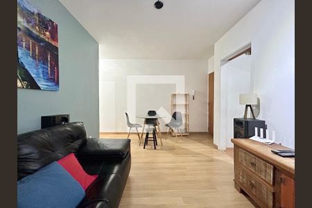 Sala de apartamento para alugar com 1 quarto, 45m² em Agronômica, Florianópolis
